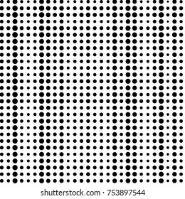 Grunge halftone black and white dots texture background. Spotted vector Abstract Texture
