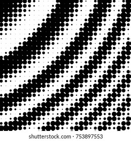 Grunge halftone black and white dots texture background. Spotted vector Abstract Texture
