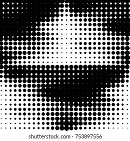 Grunge halftone black and white dots texture background. Spotted vector Abstract Texture
