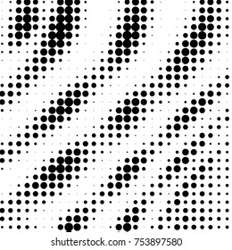 Grunge halftone black and white dots texture background. Spotted vector Abstract Texture
