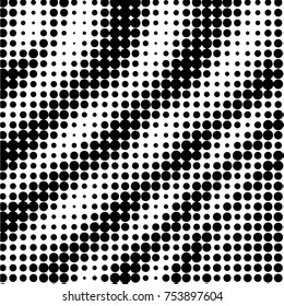 Grunge halftone black and white dots texture background. Spotted vector Abstract Texture
