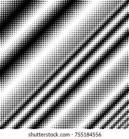 Grunge halftone black and white dots texture background. Spotted vector Abstract Texture