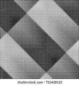 Grunge halftone black and white dots texture background. Spotted vector Abstract Texture
