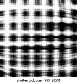 Grunge halftone black and white dots texture background. Spotted vector Abstract Texture
