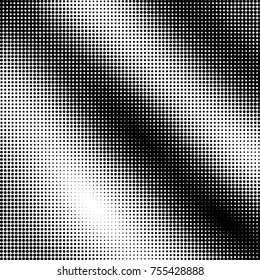 Grunge halftone black and white dots texture background. Spotted vector Abstract Texture
