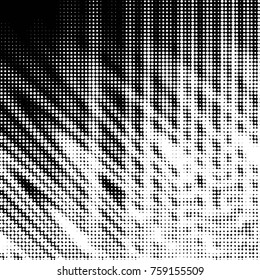 Grunge halftone black and white dots texture background. Spotted vector Abstract Texture