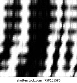 Grunge halftone black and white dots texture background. Spotted vector Abstract Texture