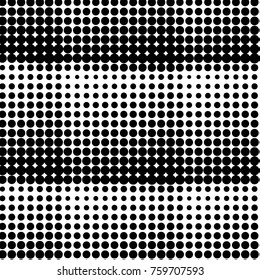 Grunge halftone black and white dots texture background. Spotted vector Abstract Texture