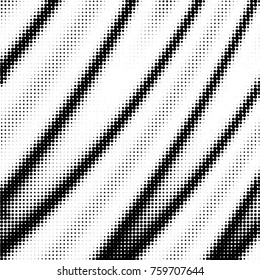 Grunge halftone black and white dots texture background. Spotted vector Abstract Texture