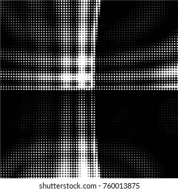 Grunge halftone black and white dots texture background. Spotted vector Abstract Texture