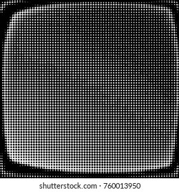 Grunge halftone black and white dots texture background. Spotted vector Abstract Texture