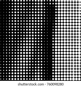 Grunge halftone black and white dots texture background. Spotted vector Abstract Texture
