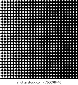 Grunge halftone black and white dots texture background. Spotted vector Abstract Texture