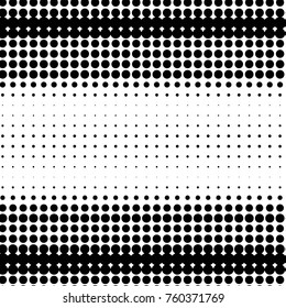 Grunge halftone black and white dots texture background. Spotted vector Abstract Texture