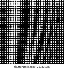 Grunge halftone black and white dots texture background. Spotted vector Abstract Texture
