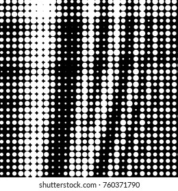 Grunge halftone black and white dots texture background. Spotted vector Abstract Texture