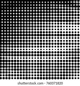 Grunge halftone black and white dots texture background. Spotted vector Abstract Texture