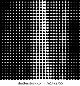 Grunge halftone black and white dots texture background. Spotted vector Abstract Texture