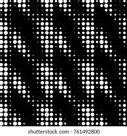 Grunge halftone black and white dots texture background. Spotted vector Abstract Texture