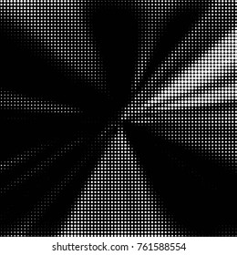 Grunge halftone black and white dots texture background. Spotted vector Abstract Texture