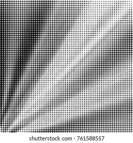 Grunge halftone black and white dots texture background. Spotted vector Abstract Texture