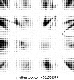 Grunge halftone black and white dots texture background. Spotted vector Abstract Texture