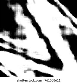 Grunge halftone black and white dots texture background. Spotted vector Abstract Texture