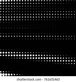 Grunge halftone black and white dots texture background. Spotted vector Abstract Texture
