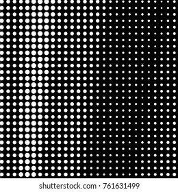 Grunge halftone black and white dots texture background. Spotted vector Abstract Texture
