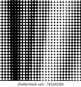 Grunge halftone black and white dots texture background. Spotted vector Abstract Texture
