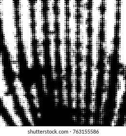 Grunge halftone black and white dots texture background. Spotted vector Abstract Texture