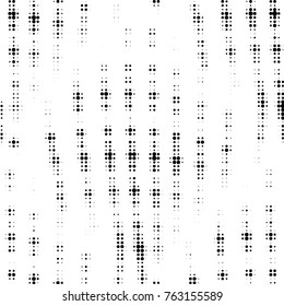 Grunge halftone black and white dots texture background. Spotted vector Abstract Texture