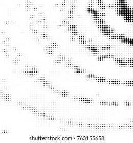 Grunge halftone black and white dots texture background. Spotted vector Abstract Texture