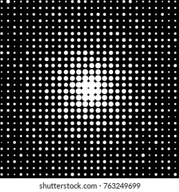 Grunge halftone black and white dots texture background. Spotted vector Abstract Texture
