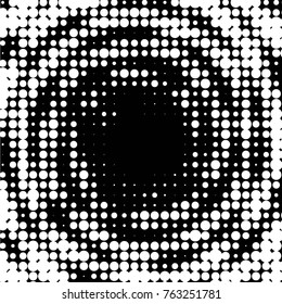 Grunge halftone black and white dots texture background. Spotted vector Abstract Texture
