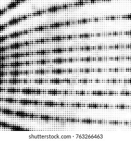 Grunge halftone black and white dots texture background. Spotted vector Abstract Texture
