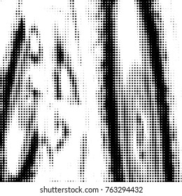Grunge halftone black and white dots texture background. Spotted vector Abstract Texture
