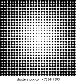 Grunge halftone black and white dots texture background. Spotted vector Abstract Texture