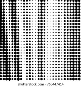 Grunge halftone black and white dots texture background. Spotted vector Abstract Texture