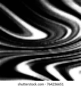 Grunge halftone black and white dots texture background. Spotted vector Abstract Texture
