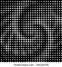 Grunge halftone black and white dots texture background. Spotted vector Abstract Texture
