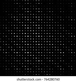 Grunge halftone black and white dots texture background. Spotted vector Abstract Texture
