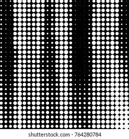 Grunge halftone black and white dots texture background. Spotted vector Abstract Texture

