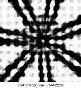 Grunge halftone black and white dots texture background. Spotted vector Abstract Texture
