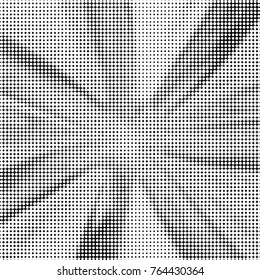 Grunge halftone black and white dots texture background. Spotted vector Abstract Texture
