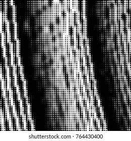 Grunge halftone black and white dots texture background. Spotted vector Abstract Texture
