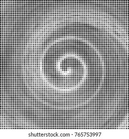 Grunge halftone black and white dots texture background. Spotted vector Abstract Texture
