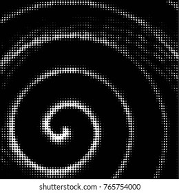 Grunge halftone black and white dots texture background. Spotted vector Abstract Texture
