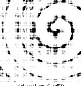 Grunge halftone black and white dots texture background. Spotted vector Abstract Texture
