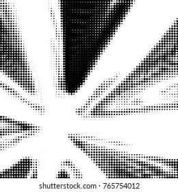 Grunge halftone black and white dots texture background. Spotted vector Abstract Texture
